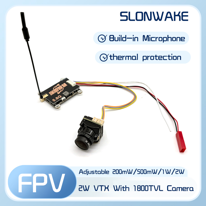 Nadajnik SLONWAKE 5.8G 56CH 2W – Fpv Drone Vtx recenzja i cena